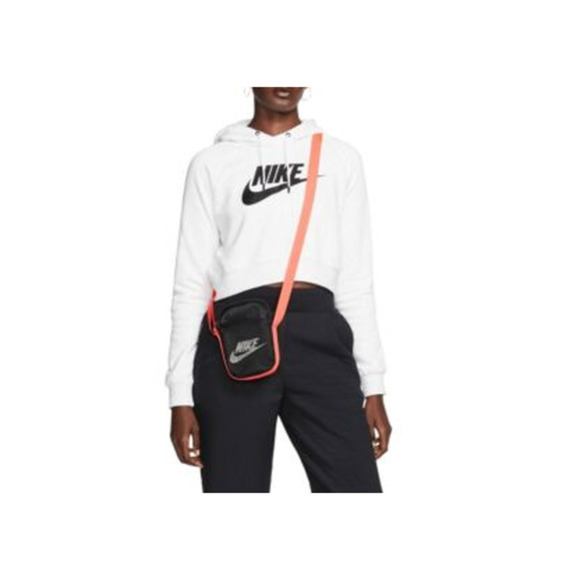 Nike Sportswear Essential Cropped Hoodie Birch Heather/black XL - Picture 4 of 4